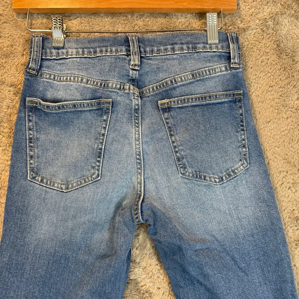 Old Navy Boys Jeans Straight Leg Built In Flex 12 Medium Wash